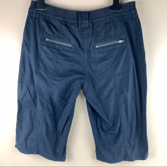 CHICO'S Black Long Bermuda Shorts - Picture 3 of 11